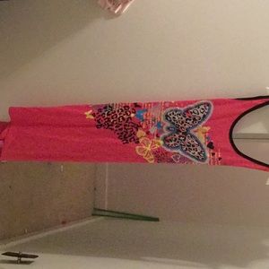 Night gown with cross in the back